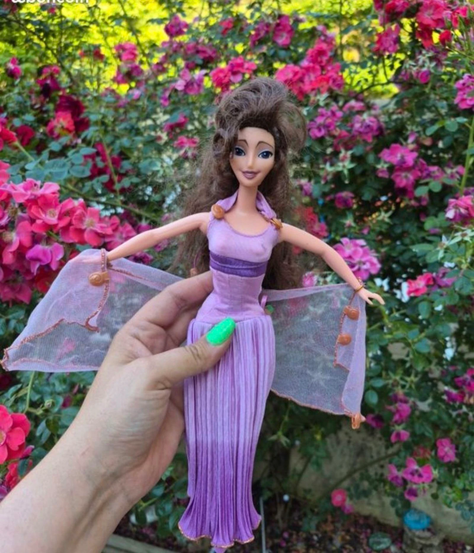 Bonita boneca Megara do filme Hércules da Mattel – photo 3